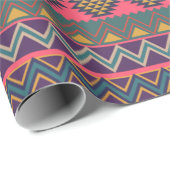 Kühne Stamm Zigzag Wrapping Paper - Boho Vibes Geschenkpapier (Rolleneckpunkt)