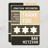kühne Star von David Bar Mitzvah Danke (Vorne/Hinten)