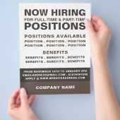 kühne Stellenausschreibung Stellenausschreibung Flyer (Hand)