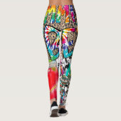 Kühne Summer Graphics Frauen Leggings (Rückseite)