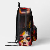 kühne Surreal Portrait Bedruckter Rucksack (Links)