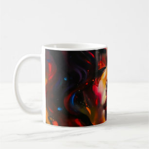 kühne Surreal Portrait Kaffeetasse