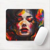 kühne Surreal Portrait Mousepad (Mit Mouse)