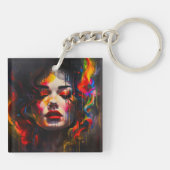 kühne Surreal Portrait Schlüsselanhänger (Rückseite)
