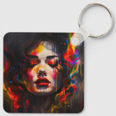 kühne Surreal Portrait Schlüsselanhänger (Rückseite)