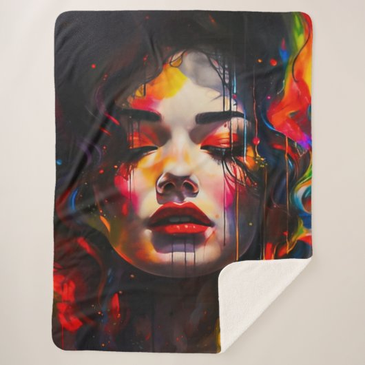 kühne Surreal Portrait Sherpadecke (Vorderseite)