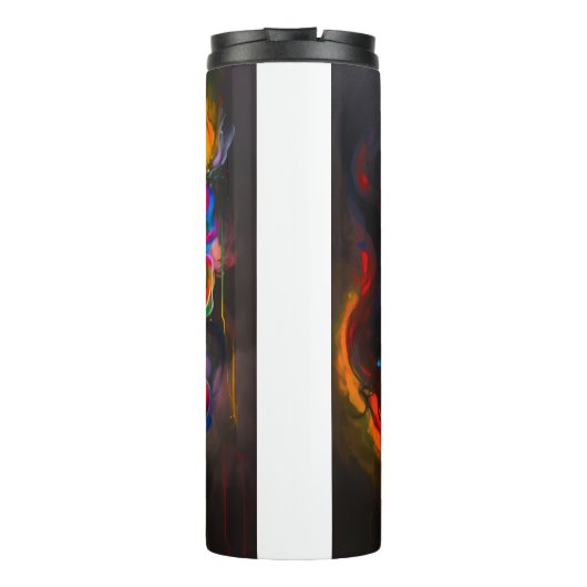 kühne Surreal Portrait Thermosbecher (Rückseite)