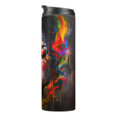 kühne Surreal Portrait Thermosbecher (Nach rechts gedreht)