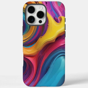 Kühne und farbenfroh: Mit diesem abstrakten Design iPhone 16 Pro Max Hülle