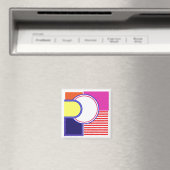 Kühne und laute Farben. Magnet (In Situ (Geschirrspüler))