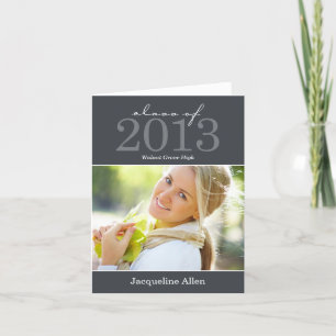 Kühne und schöne Abschluss Danke Karte