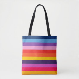 Kühne und schöne Regenbogenstreifen Tasche
