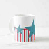 kühne US Flagge Tasse (Vorderseite Links)