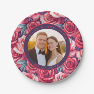 kühne Vintage Rose Teller für Hochzeiten Gastfreun