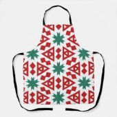 kühne Weihnachten Abstrakte nordische Bäume und Kr Schürze (Vorderseite)