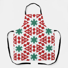 kühne Weihnachten Abstrakte nordische Bäume und Kr Schürze