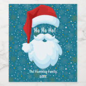 kühne Weihnachtsfeierlichkeiten Weinetikett (Einzelnes Label)