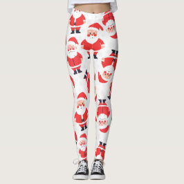 kühne Weihnachtsneuheit, rot und weiß Party Leggings
