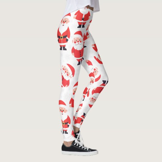 kühne Weihnachtsneuheit, rot und weiß Party Leggings (Rechts)