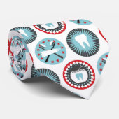 Kühne Zahnarztmuster - Zahnarzthygiene Krawatte (Gerollt)