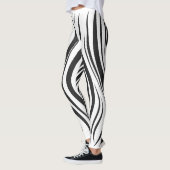 kühne Zebra Stripe Pattern Leggings (Links)
