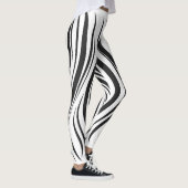 kühne Zebra Stripe Pattern Leggings (Rechts)