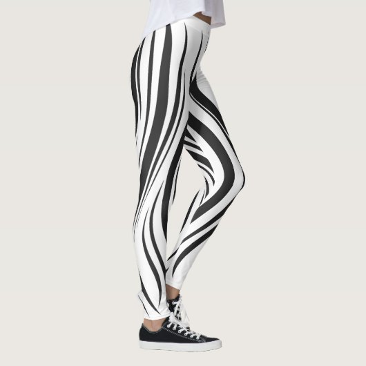 kühne Zebra Stripe Pattern Leggings (Rechts)