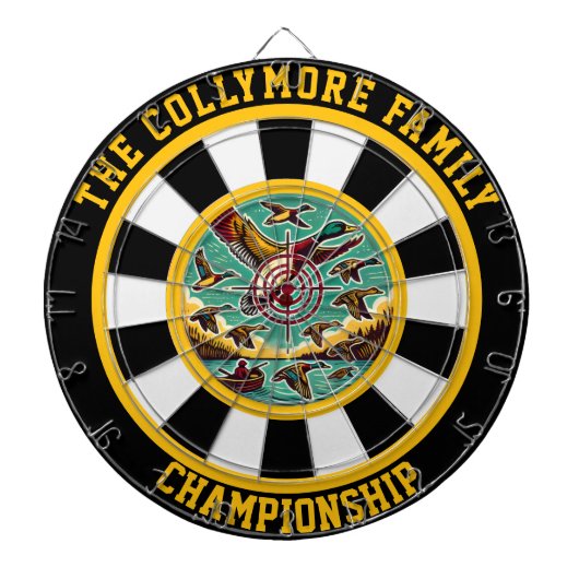 kühne Zielenten im Flug Dartscheibe (vorne)