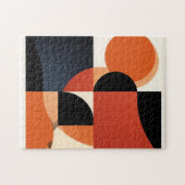 Kühner Auftritt: Moderne Abstrakte Kunst Puzzle (Horizontal)