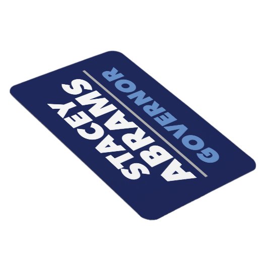 Kühner Automagnet - Stacey Abrams für GA Governor Magnet (Rechte Seite)