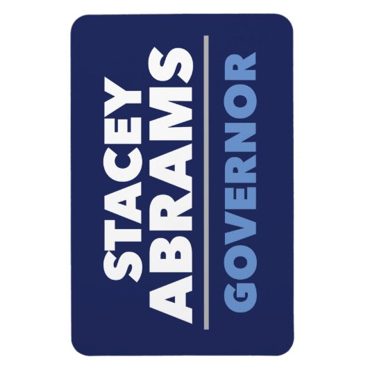 Kühner Automagnet - Stacey Abrams für GA Governor Magnet (Vertikal)