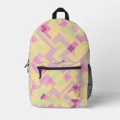 Kühner Boho-Abstrakt Bedruckter Rucksack (Vorderseite)