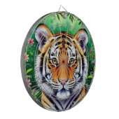 Kühner Botanischer Tigerjunge Dartscheibe (Vorderseite Links)