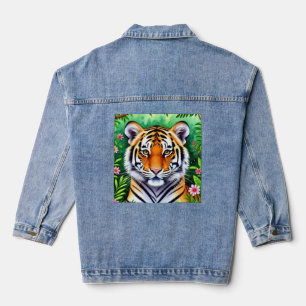 Kühner Botanischer Tigerjunge  Jeansjacke