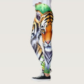 Kühner Botanischer Tigerjunge Leggings (Links)