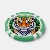 Kühner Botanischer Tigerjunge  Pokerchips (Einzeln)