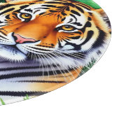 Kühner Botanischer Tigerjunge Schneidebrett (Ecke)