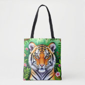 Kühner Botanischer Tigerjunge  Tasche (Vorderseite)