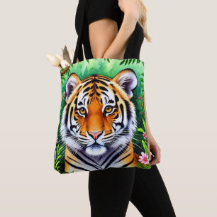 Kühner Botanischer Tigerjunge Tasche