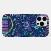 Kühner Erkunder: Abstrakter Maximalismus  iPhone Hülle (Rückseite (Horizontal))