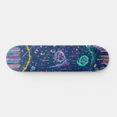 Kühner Erkunder: Abstrakter Maximalismus  Skateboard (Horizontal)
