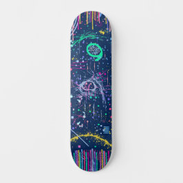 Kühner Erkunder: Abstrakter Maximalismus  Skateboard