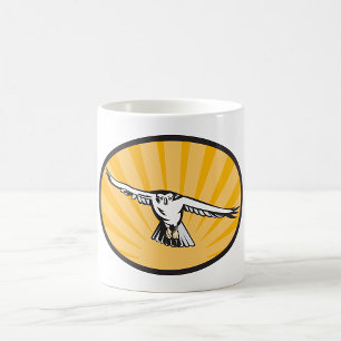 Kühner Falke, kühner Raubvogel Kaffeetasse