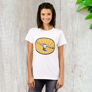 Kühner Falke, kühner Raubvogel T-Shirt