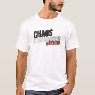Kühner grauer CHAOS-KOORDINATOR-MUTTER Original-De T-Shirt
