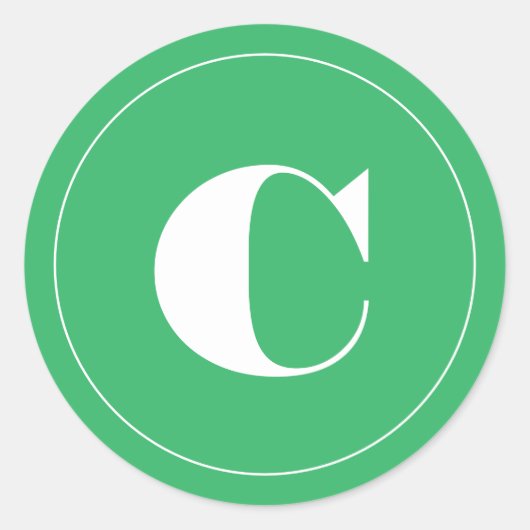 Kühner Grünurlaub Runder Aufkleber (Vorderseite)