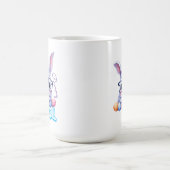 Kühner Hase Ostern Personalisiert Kaffeetasse (Mittel)