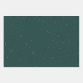 Kühner, moderner aquamariner karierter Urlaub Geschenkpapier Set (Vorderseite 2)