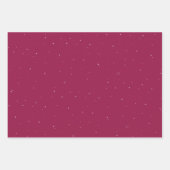 Kühner, moderner, rosa karierter Urlaub Geschenkpapier Set (Vorderseite 2)