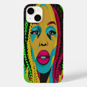Kühner Pop Art African American Woman with Locatio Case-Mate iPhone 14 Hülle